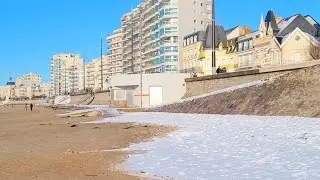 ❄️ Les Sables d'Olonne Place de Strasbourg enneig&eacute;e 6 janvier 2026 🌨  