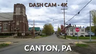 Canton, PA in 4K: A Breathtaking Drive Through Quaint Charm