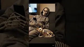 just skeletons 🦴🩻 #ai #aivideo #skeleton #veo