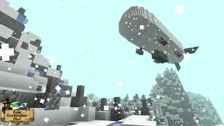 Extreme mountains and airship || Hals Exploration Mod