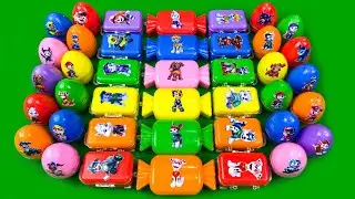 Looking For Paw Patrol Clay With Slime Coloring: Ryder, Chase, Marshall,...Satisfying ASMR Video