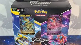 Pok&eacute;mon Zeraora vs. Deoxys V Battle Deck Bundle Unboxing