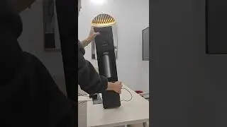 Black essential oil diffuser with advanced technology, covering an area of 2000cbm