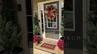 Fall front porch 2025&hearts;️ #falldecor #fall #porchdecor #homedecor #diy #flowers #home #cleanwithme