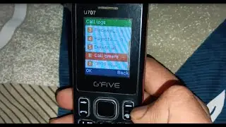 how to reset call timers in gfive u707 mobile