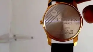 Citizen Quartz 23K gold plated