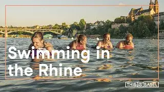 Swimming in the Rhine in Basel [Switzerland]