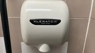 Excel Dryer Xlerator Hand Dryer at Asda, Southbank 🚼♿️🗝️