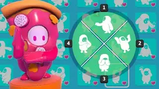 Fall Guys Sweet Slice doing funny emotes and celebrations (FG Fabulous Feast FP)