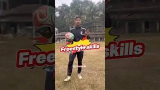 Learn 5 easy freestyle skills #shorts #football #soccerskills #soccer #freestyle #tutorial #viral