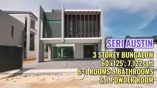【Short EP40】Taman Seri Austin/Johor Bahru/Malaysia/3 Storey Luxury Bungalow (60'x125') - JB Property