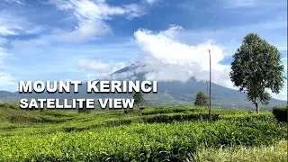 Mount Kerinci Earth Map Satellite View || Satellite View || Earth Location View