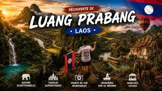 Je découvre la ville de Luang Prabang au Laos ! ( On se sent comme à la maison )