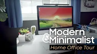 Современный и минималистичный домашний офис | Стол и эргономичное офисное кресло | Autonomous x @Mark Spurrell
