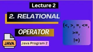 Learn Relational operator In Java || Example In Java || CodeWithSonu ||