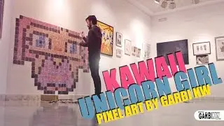 Unicorn Girl - Kawaii Art Project #pixelart #doodles by Garbi KW #GKW