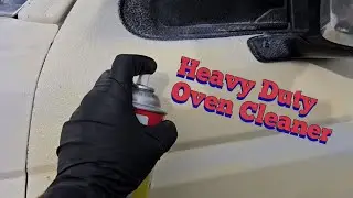 Oven Cleaner Removing Spray Paint - Do NOT try this unless