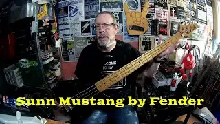 Me and my Bass - Sunn Mustang by Fender