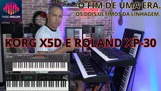 ROLAND XP-30 E KORG X5D - DUAS LENDAS DO FINAL DOS ANOS 90 - (TECLADOS DE RESPEITO) #keyboard