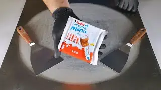 Ice Cream Rolls Kinder Chocolate Maxi How to make Ice Cream Kinder Chocolate