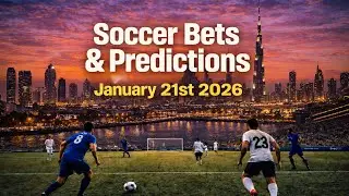 ⚽️SOCCER PICKS, BEST BETS, PROPS💰 1/21/26