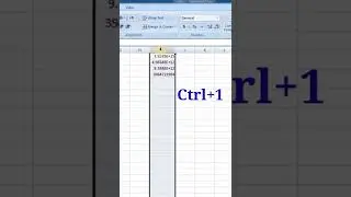 numbers are not showing properly in excel sheet
