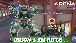 Orion and EM Rifle: The Most Overpowered Sniper Build In Mech Arena