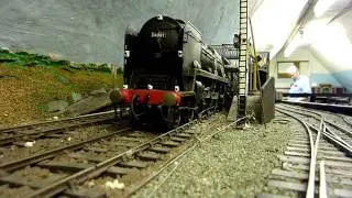 O Guage West Country Bulleid with a Parcels Train.