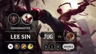 Lee Sin Jungle vs Taliyah - KR Grandmaster Patch 9.11