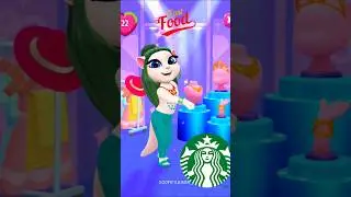 Fast food Makeover by My Talking Angela 2 #angela2 #tom #trending #shorts