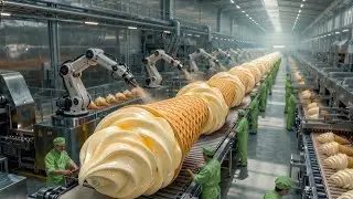 Inside a Modern Ice Cream Factory 🍦 | From Milk to Millions of Packs