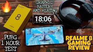 Realme 8(4+128GB) Extreme PUBG Gaming Review: Graphics, Heating, Battery | Realme 8 Gaming Test🔥