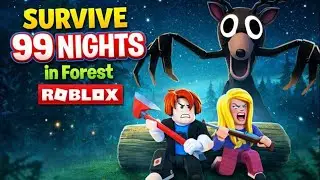 Survived 99 Nights in the Forest 😱 | Roblox Horror Survival