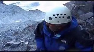Chute dans le couloir du Goûter