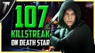Star Wars Battlefront 2 Luke Skywalker 107 Killstreak (Death Star II)
