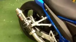 MIVV GP exhaust 650 bandit before and after