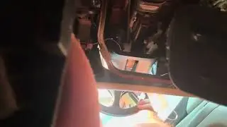 Sandy barefoot driving