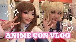 ANIME CONVENTION VLOG!!⋆˚꩜｡ JJK, Princess Peach, Bayonetta, and MHA cosplays!!