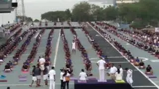 Indian navy celebrate international yoga day today