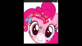 Making mlp characters as aesthetics part:2 pinkie pie. #mlp #kidcore