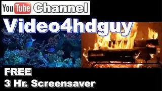 www.art4hd.tv - screensaver hdtv Fireplace Aquarium TV how to HD video