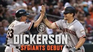 Alex Dickerson's SFGiants Debut