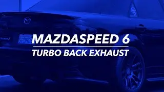 CorkSport Power Series Mazdaspeed 6 Turbo Back Exhaust  - Driving Away
