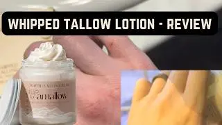 Organic Whipped Tallow Cream Lotion for Dry Hands / Face - Amallow Review