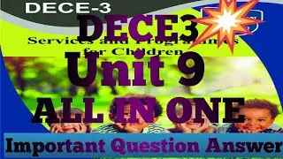 DECE3 Unit-9-IGNOU-ORSP