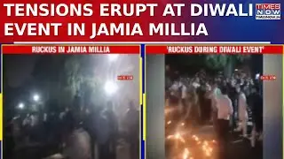 Tensions Erupt At Diwali Event In Jamia Millia Islamia As Groups Clash Over Sloganeering