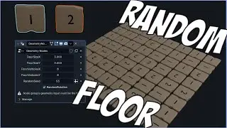 Creating Dungeon Floors with Geometry Nodes in Blender