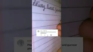 Comment ur name #handwriting #art #skill #subscribe #shortsviral #practice #support #learning #short