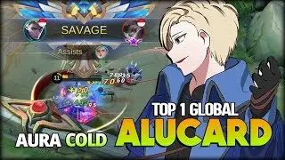SAVAGE!! 20 Kill Mid Lane Alucard. COLD Top 1 Global Alucard - Mobile Legends