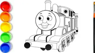 Drawing and Coloring Thomas the Train